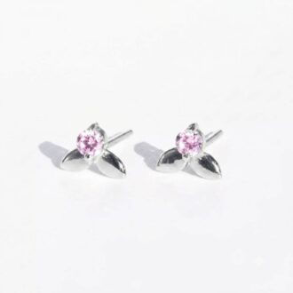 گوشواره نقره گل یخ